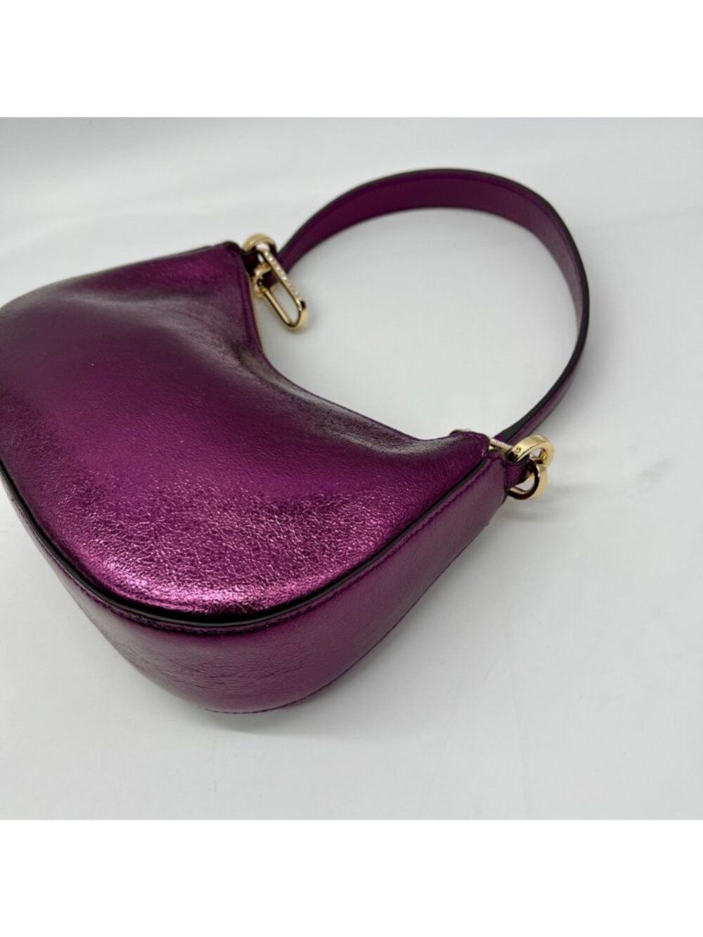 Kate Spade Purple Nine Metallic Shoulder Bag - Picture 8 of 11